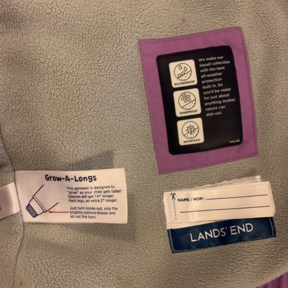 Kids Squall Fleece Lined Waterproof Insulated Jacket - Picture 4 of 5